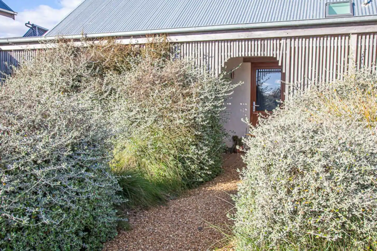 The straw cottage at Orto Farm Stay near Daylesford, Victoria